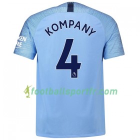 Tenue Manchester City Kompany 4 Domicile 2018-2019 Maillot de Foot